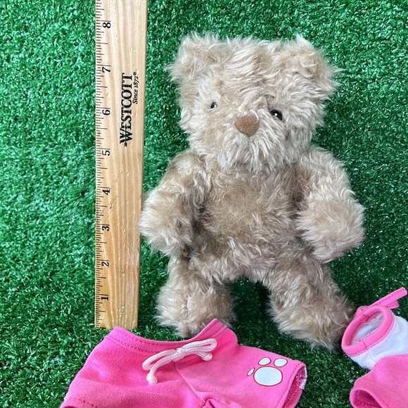 Vintage small Build-A-Bear Buddies Timeless Teddy with outfit shown! SO CUTE - Picture 2 of 8